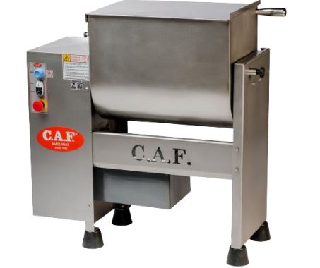 MISTURADEIRA DE CARNE CAF M61 - 1 EIXO TOTAL INOX